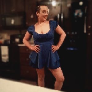 Blue romper